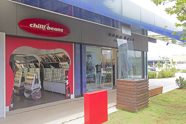 Loja Chilli Beans, obra executada pela AMACna
