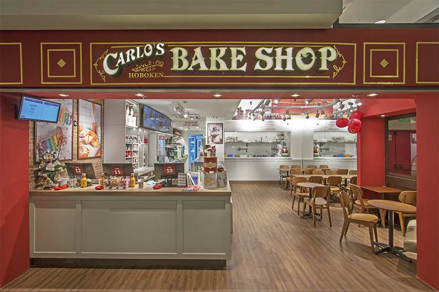 Carlo's Bakery — salão, obra executada pela AMACna