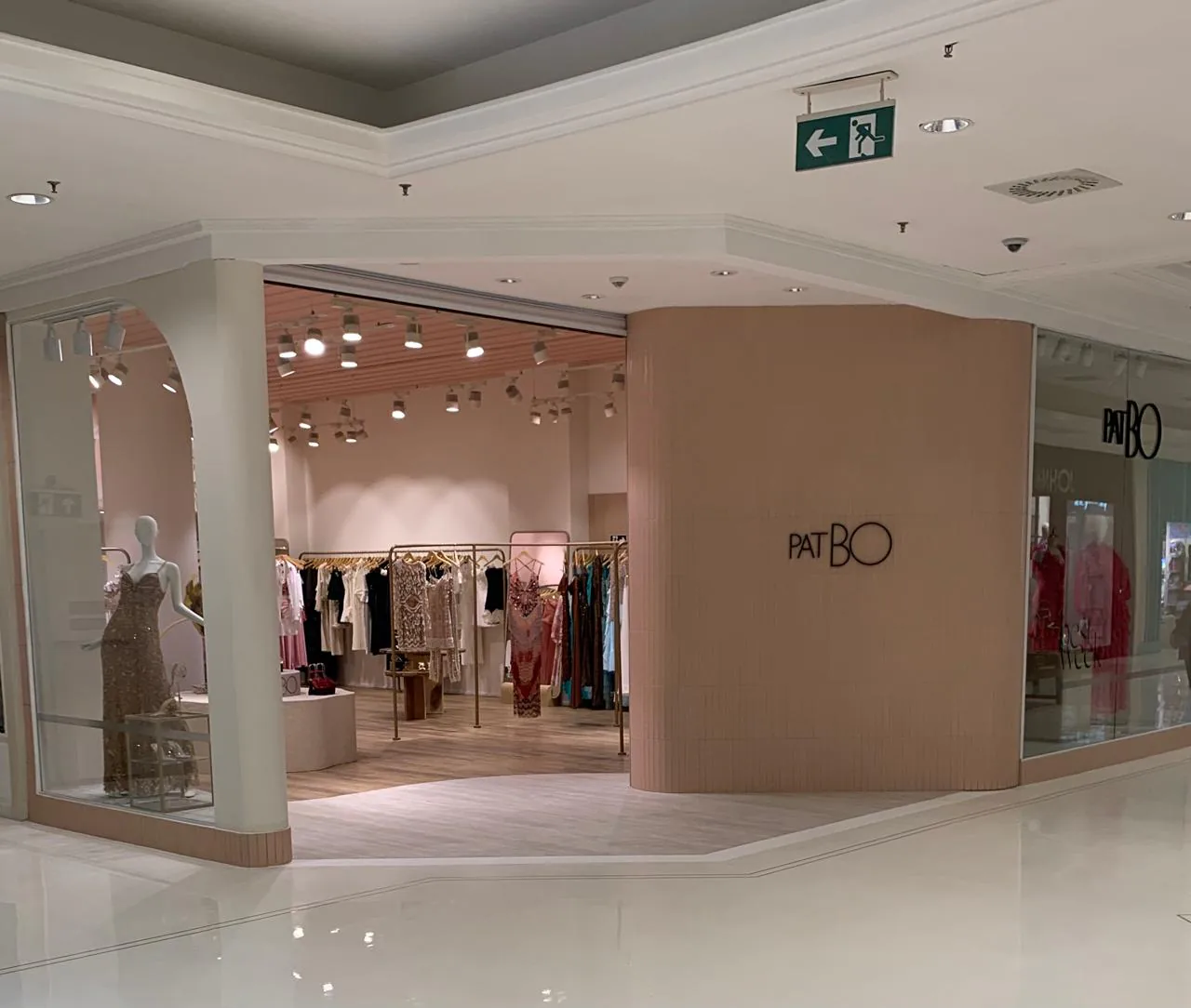 Loja PatBO — fachada, obra executada pela AMACna